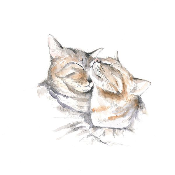 Schlummernde Katzen von Isabelle Brent