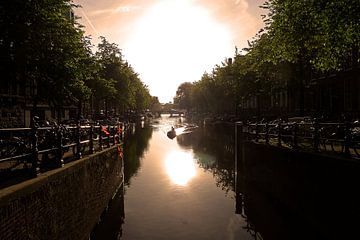 Amsterdamse gracht van Frank de Ridder