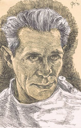 Otto Hanrath, Autoportrait, 1941