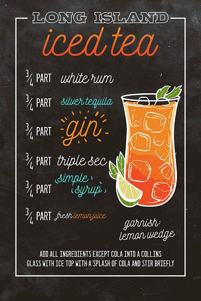 Long Island Iced Tea Drink by ColorDreamer
