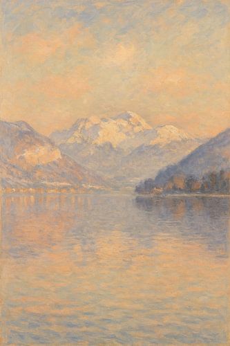 Annecy at Dawn – Soft Reflections of Morning Calm