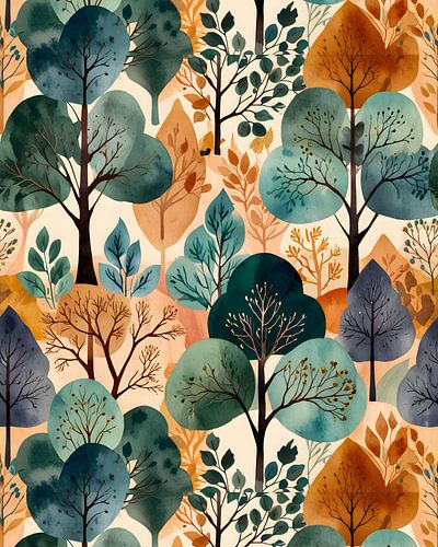 Bezaubernde Herbstbäume