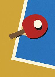 Table Tennis Team Red by Rosi Feist