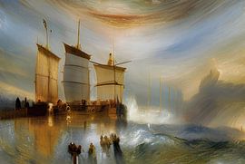 seascape , inspired by Turner 2 by appie bonis