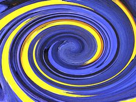 Oneindigheid 03 / Spiraal / Kleurwerveling van Kerstin Franz