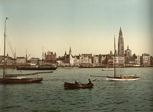 View of Antwerp, Belgium (1890-1900)