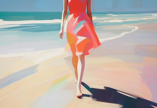 Promenade sur la plage