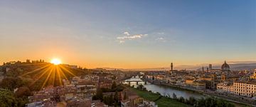 Coucher de soleil sur Florence