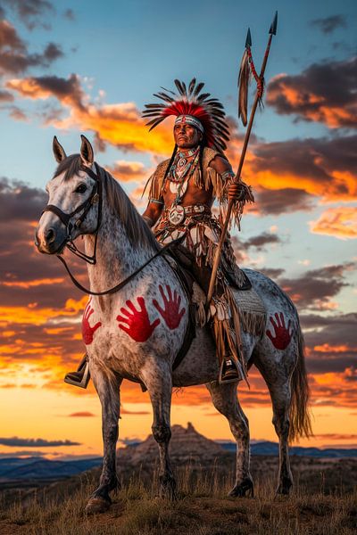 Warriors of the setting sun by Poster Art Shop