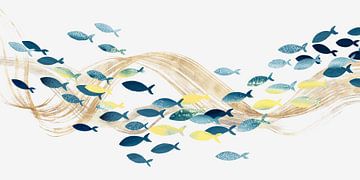 Sous la vie marine de l'eau, Isabelle Z sur PI Creative Art
