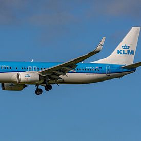KLM Boeing 737-800 passenger aircraft. by Jaap van den Berg
