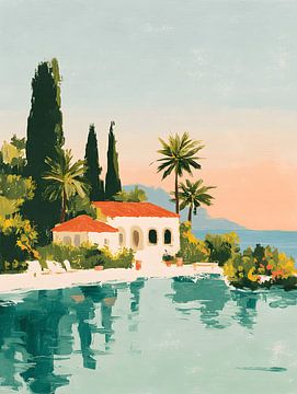 Villa d'été au bord de l'eau sur Gypsy Galleria