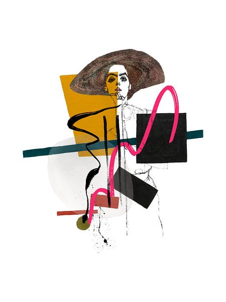 Portrait of a Woman - 2023 von Marja van den Hurk