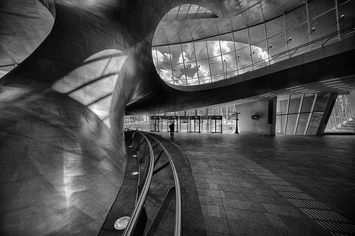 Central column of the Arnhem central train station