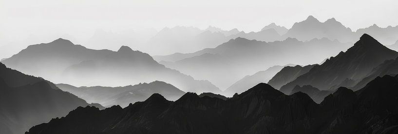 Mountains Mountain landscape by Poster Art Shop