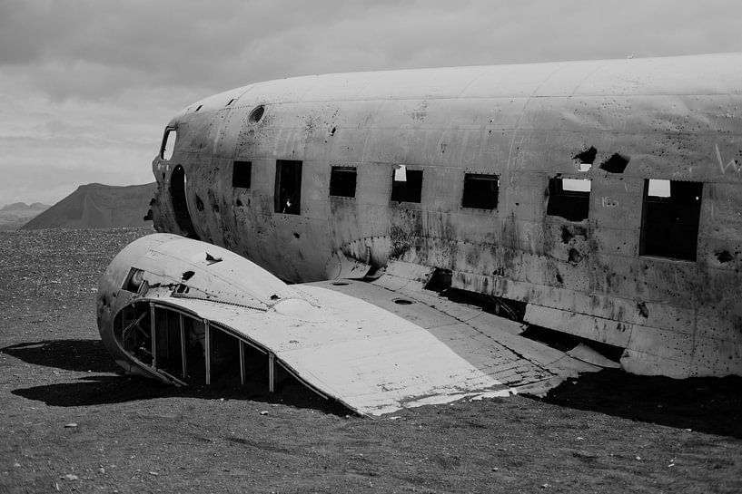Isländisches Flugzeugwrack | Sólheimasandur | Schwarzer Strand von Floor Bogaerts