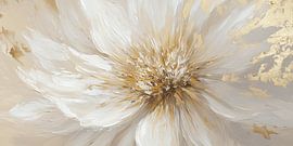 Golden Bloom : la beauté abstraite dans les tons blancs
