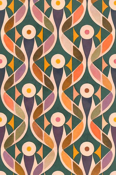 Pastel Wavey Pattern by Treechild