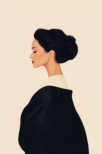 Élégant en noir n°1