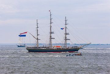 Clipper Stad Amsterdam with the KNRM by Brian Morgan
