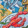 Hummer und Fisch von Ariadna de Raadt-Goldberg