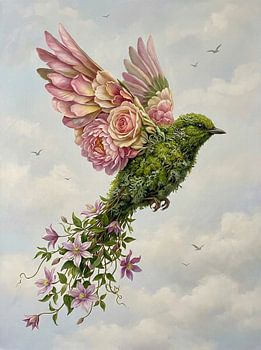 Bird of Flowers — Winged Bloom