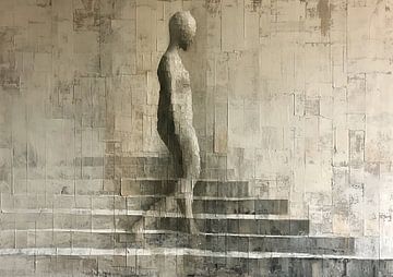 Modern Figuur | Journey to Clarity van Kunst Kriebels