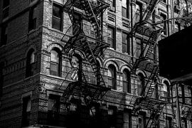 New York fire escapes by Jeffrey Schaefer