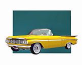 Klassieke auto – Oldtimer Chevrolet Impala 1959 convertible van Jan Keteleer (JanKé): Een reis voorbij het canvas thumbnail
