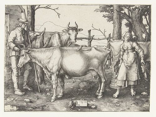 Het melkmeisje, Lucas van Leyden