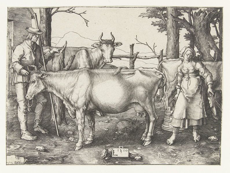 The Milkmaid, Lucas van Leyden by Marieke de Koning