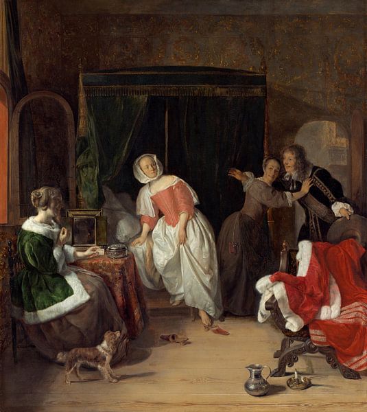 The Intruder, Gabriël Metsu by Masterful Masters