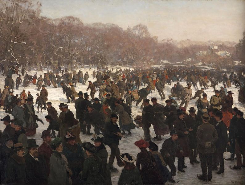 Skate riding, Willem Bastiaan Tholen par Des maîtres magistraux