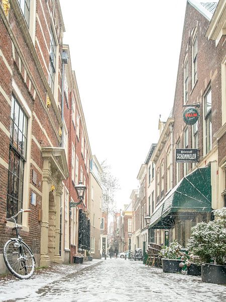 Leiden in de sneeuw par Dirk van Egmond