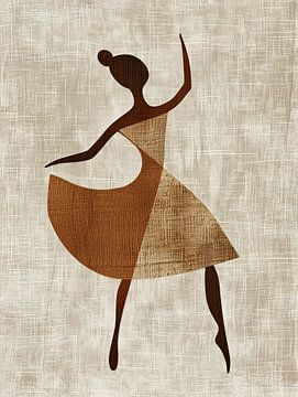 Dansende Vrouw Schilderij | Endless Dance Step van Modern Collection