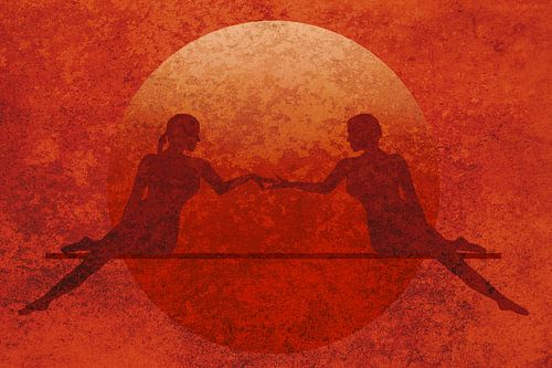 Samen, together, juntos, zusammen