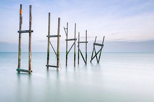 Steg auf Texel von Ton Drijfhamer