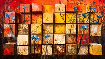 Abstract Bloom in 3D - Nature and Texture