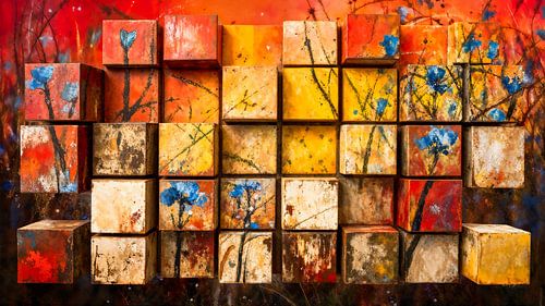 Abstracte Bloei in 3D – Natuur en Textuur