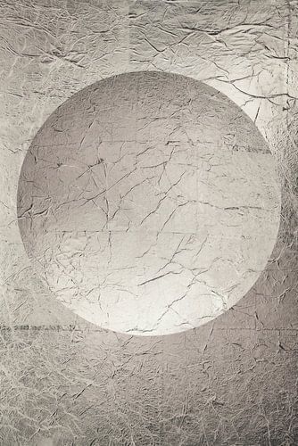 Ronde bal in pastel kleur. Taupe zilver. Minimalisme. Modern Abstract. 12