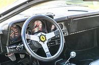 Ferrari Testarossa Italiaanse iconische klassieke Italiaanse sportwagen dashboard van Sjoerd van der Wal Fotografie thumbnail