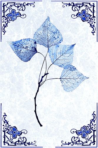 Hollands tegelwerk. Delfts Blauw.