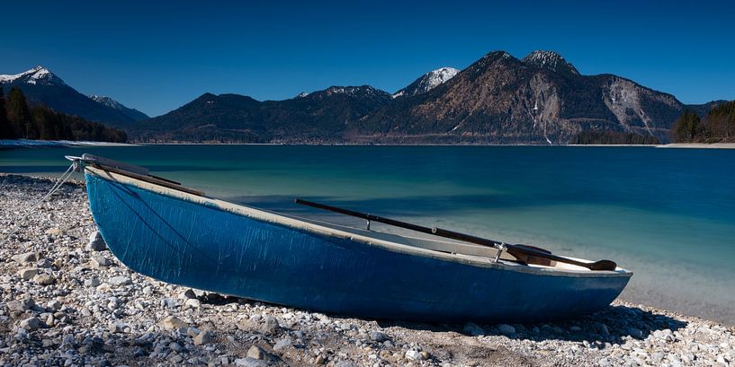 Ruderboot am Walchensee von Andreas Müller