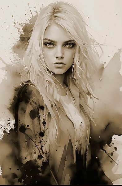 Blonde sexy Frau... von Ans Bastiaanssen