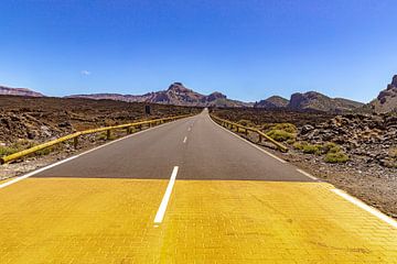 Road at Mirador de las Narices del Teide by Alexander Wolff