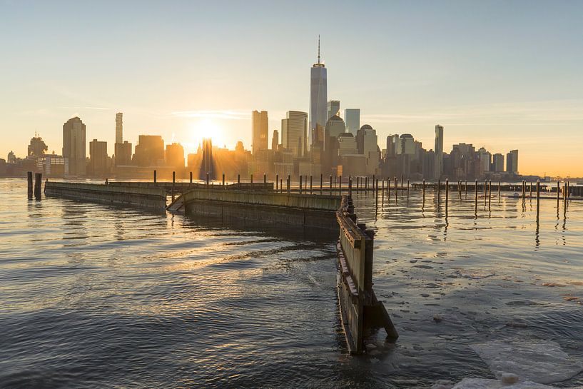 Sonnenaufgang Manhattan (New York City) von Marcel Kerdijk
