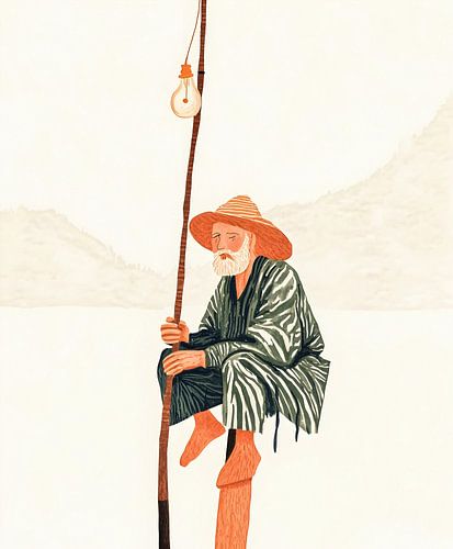 Silence éclairé : Le sage de la pêche