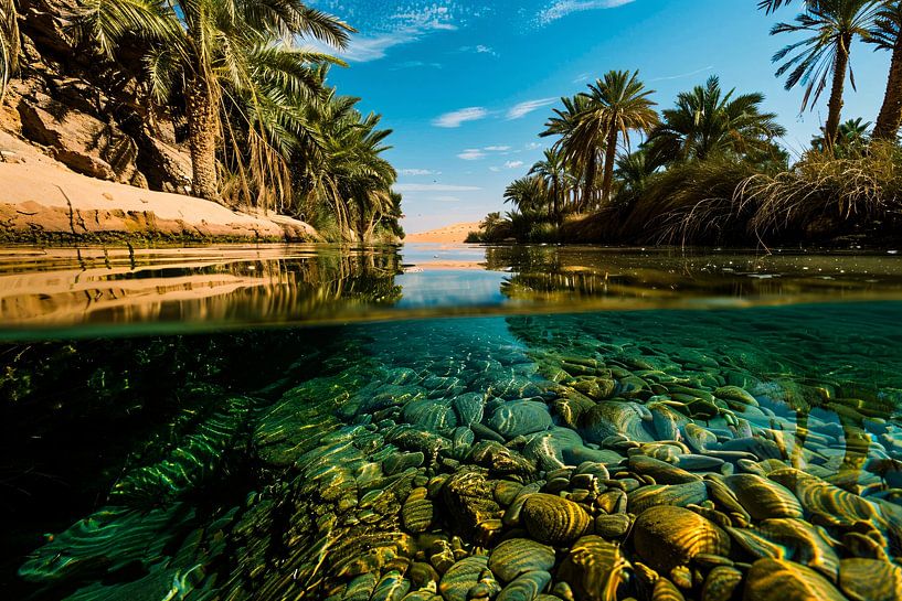 Kristallklares Wasser in der Oase von Art & Soul Creations