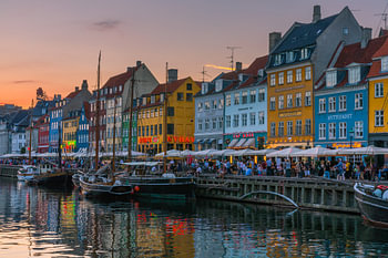 Nyhavn, Kopenhagen, Dänemark