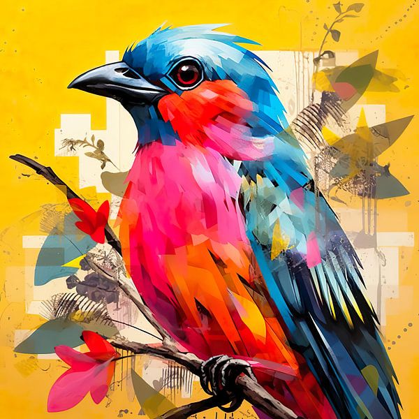colourful bird by PixelPrestige